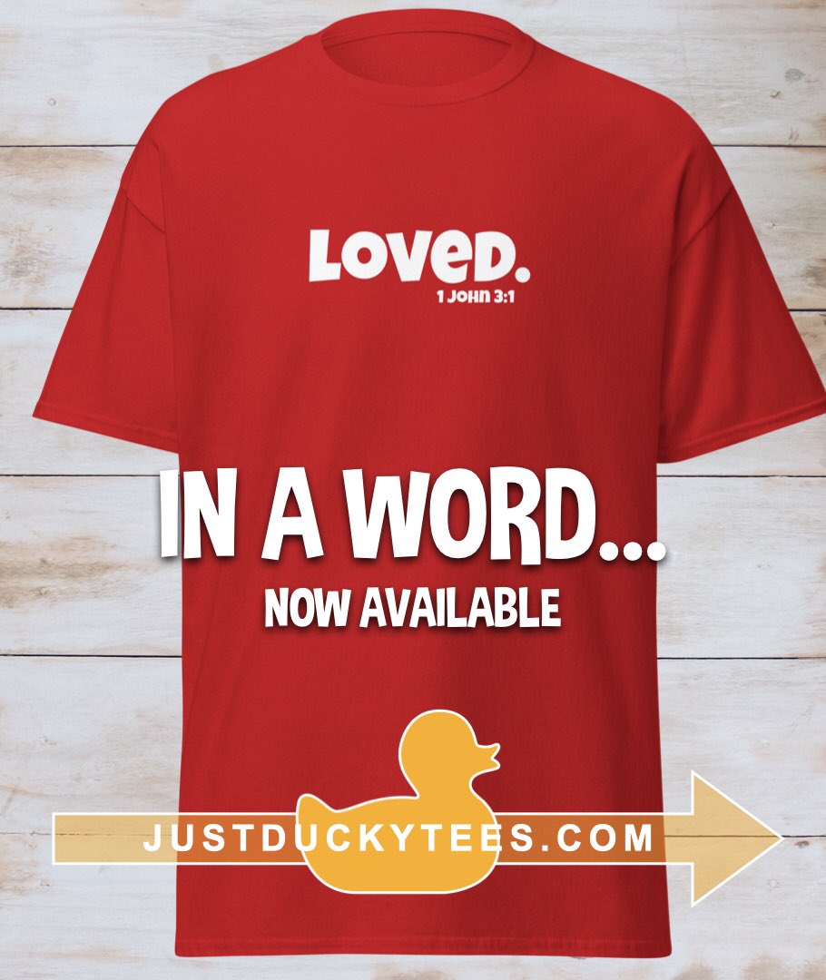 jayhigham's tweet photo. Loved Tee
See what kind of love the Father has given to us, that we should be called children of God; and so we are. The reason why the world does not know us is that it did not know him. - 1 John 3:1 ESV

Order today - https://t.co/nd0OHiqqHK
#inaword #justduckytees #tshirts https://t.co/XuGhcUksH9