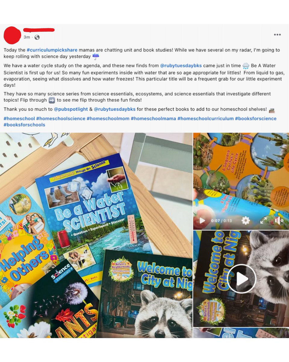 RubyTuesdayBks's tweet image. We love hearing feedback like this on Be a Water Scientist! 🧬💧
What fun experiments have you and your kids tried this summer? 🌞🔬
#ChildrensBooks #STEMforKids #CuriousMinds