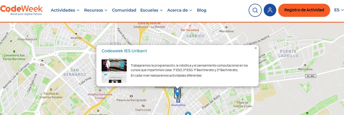 tecuribarri's tweet image. En el @IESMUribarri ya tenemos nuestra actividad preparada para la #CodeWeekEU
alvaromartin6.wixsite.com/iesmu-codeweek COD Codeweek4all: cw24-6WRpT
¿Te apuntas?