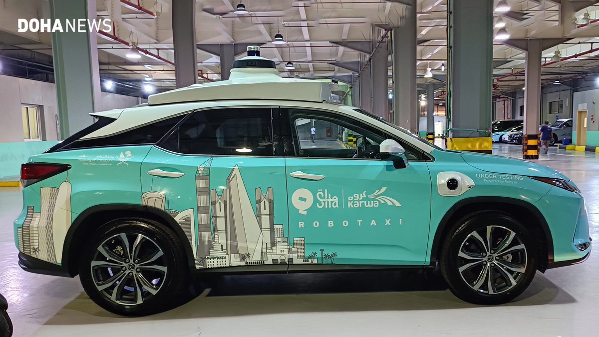dohanews's tweet image. .@MOTQatar announces the official launch of #Karwa electric #robotaxis , positioning #Doha as one of the first in the region to adopt this advanced #technology. The pioneering move highlights #Qatar’s commitment to embracing innovation to improve public services and ensure…