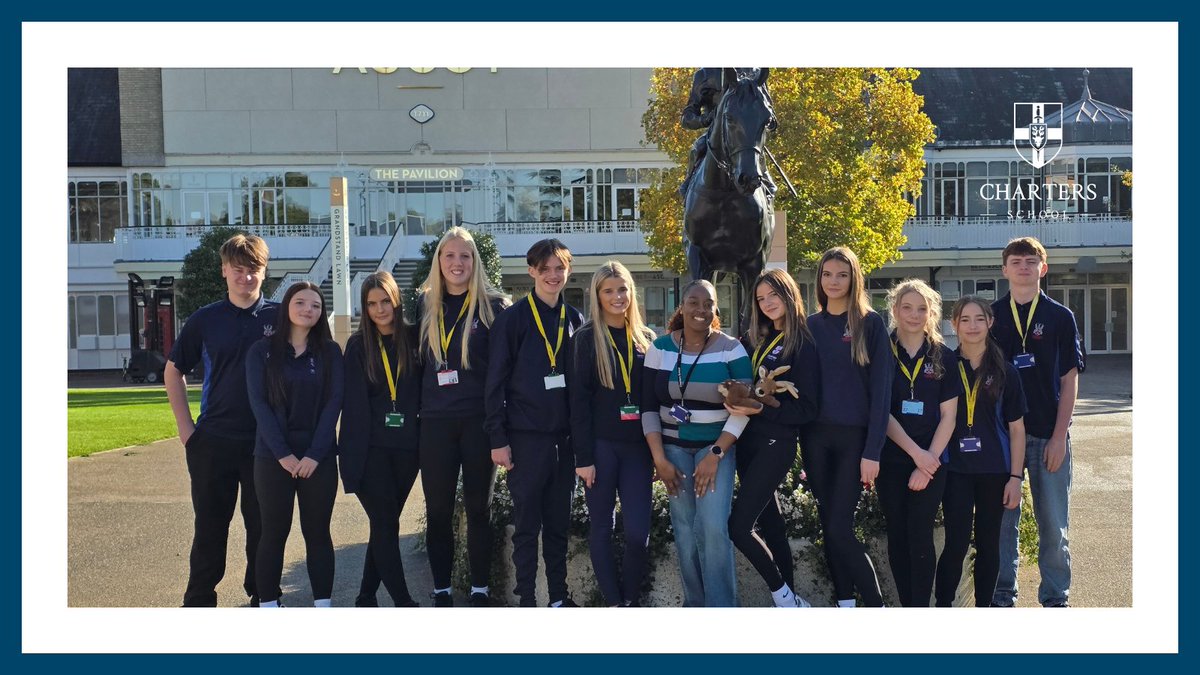 ChartersSchool's tweet image. Huge thanks to @Ascot for hosting an inspiring &amp;amp; unique behind-the-scenes look at the preparation and organisation required for a race day. Our #Food #GCSE students enjoyed meeting the catering team that helps create world-class hospitality experiences.
#Careers #Trips