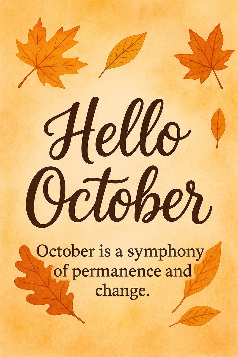 iamprashant___'s tweet photo. Fresh month, fresh energy. Hello #October! 🌸🍂 #October1st https://t.co/7W4CyJ2Csk
