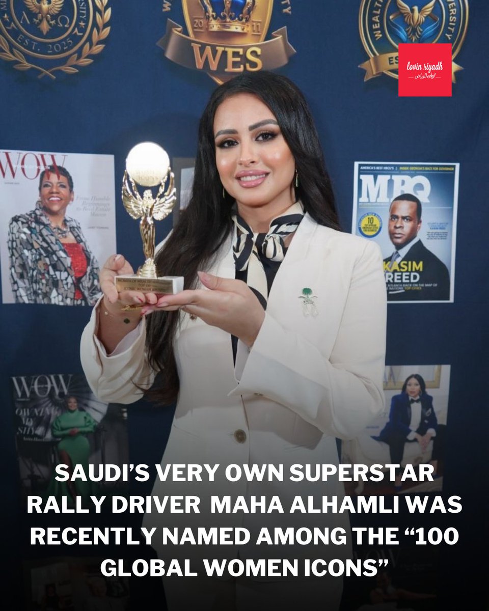 lovinriyadh's tweet photo. 🌍✨ A proud moment for Saudi women! 

Honored among the “100 Global Women Icons,” this recognition celebrates not just one achievement, but the strength, vision, and impact of Saudi women shaping the future on the world stage. 🇸🇦💫 

📸 maha_m_alhamali/IG 

#lovinriyadh https://t.co/TtEGkmKUgs