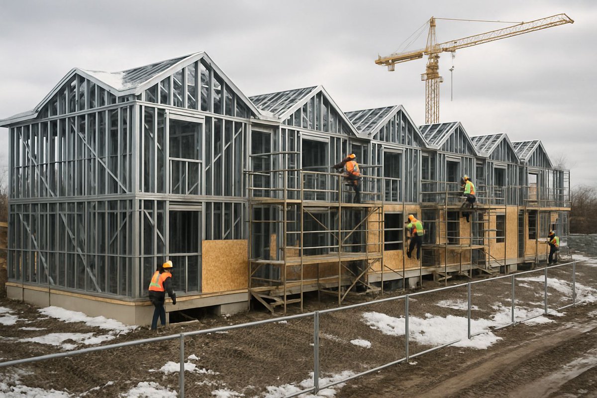 ypp_canada's tweet image. Cold-Formed Steel (CFS) Framing could be the key to solving Canada’s housing crisis! Learn about its benefits and how it’s paving the way for sustainable building practices: yppcanada.com/post/cold-form… #Construction #ColdFormedSteel #CFS #SteelFraming #Prefab #SteelConstruction