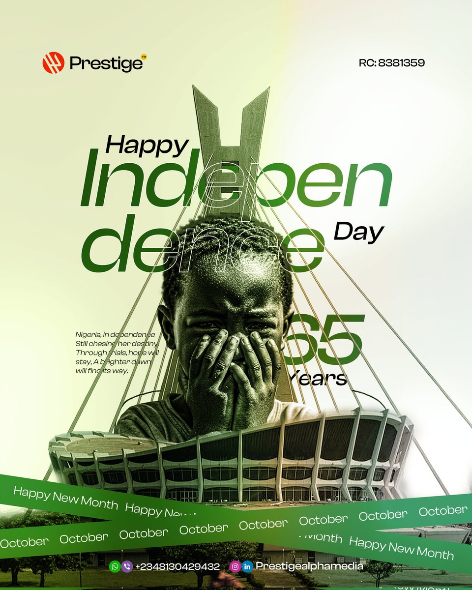 prestige_grafix's tweet photo. Independence… yet chained by corruption, poor leadership, and broken systems.

65 years on, and the people still fight daily battles for power (hindering work flow and reducing productivity of businesses), water and food.

Today isn’t just a celebration, it’s a reminder https://t.co/yKP0LaS2Ik