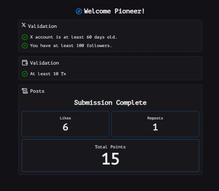 gauge_e1's tweet photo. Do you have the alpha! 👀

Are you a pioneer? https://t.co/LKcVH202sY