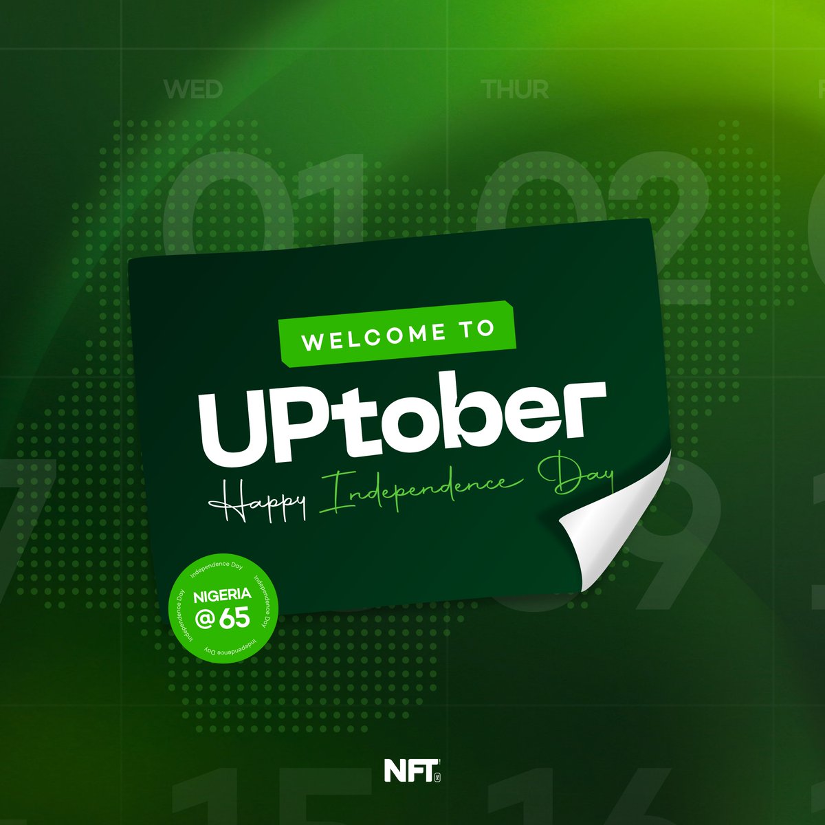 Welcome to Uptober ✨

May October be gentle with you
→ surprise you in beautiful ways
→ guide you closer to the life your heart is reaching for.

For Nigerians, it’s more than just a new month.

It’s a reminder of identity, strength, and resilience.

Happy New Month!