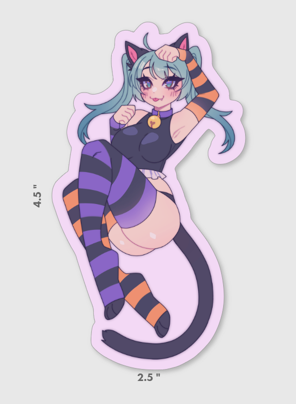 October Sticker Club!~ Halloween themed Miku - Be sure to join before the end of the month to get this cute sticker~
ko-fi.com/lavenrpink/tie…