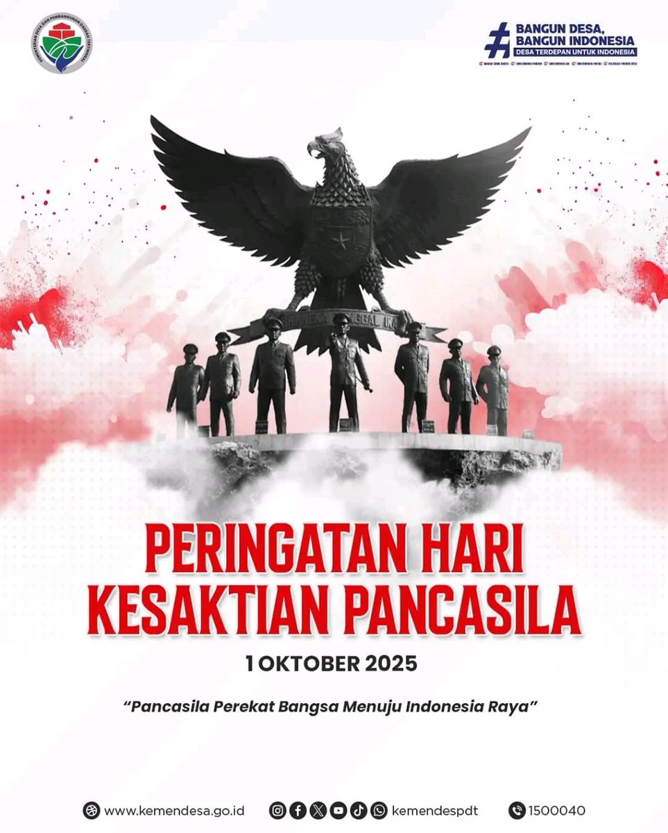PANCASILA adalah ideologi negara, kita pahami dan aplikasikan dalam kehidupan bermasyarakat berbangsa dan pengabdian pada negara melalui pendampingan Desa
#TPPKesaktianPancasila2025
#TPPProvjatim
#TPPKabBojonegoro