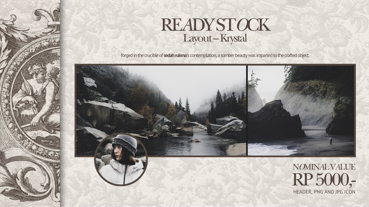 sedahrukma's tweet image. Help rt/repost? Thank you!
Ready-to-go 8 layout - Krystal priced at RP 5,000,-/each includes png and jpg icon. Don’t hesitate to knock my dm if you’re interested.
#zonauang #zonajajan