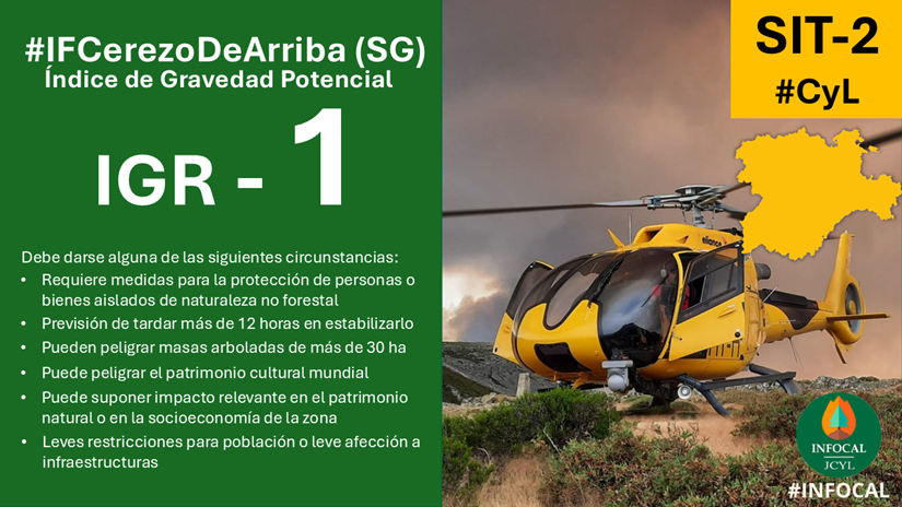 naturalezacyl's tweet photo. El #IFCerezoDeArriba, #Segovia, baja a IGR 1⃣ al desaparecer las causas que motivaron la declaración del IGR (2).
Más información en #INFORCYL https://t.co/G0Ctp9IYao https://t.co/p9Qcarqsxq