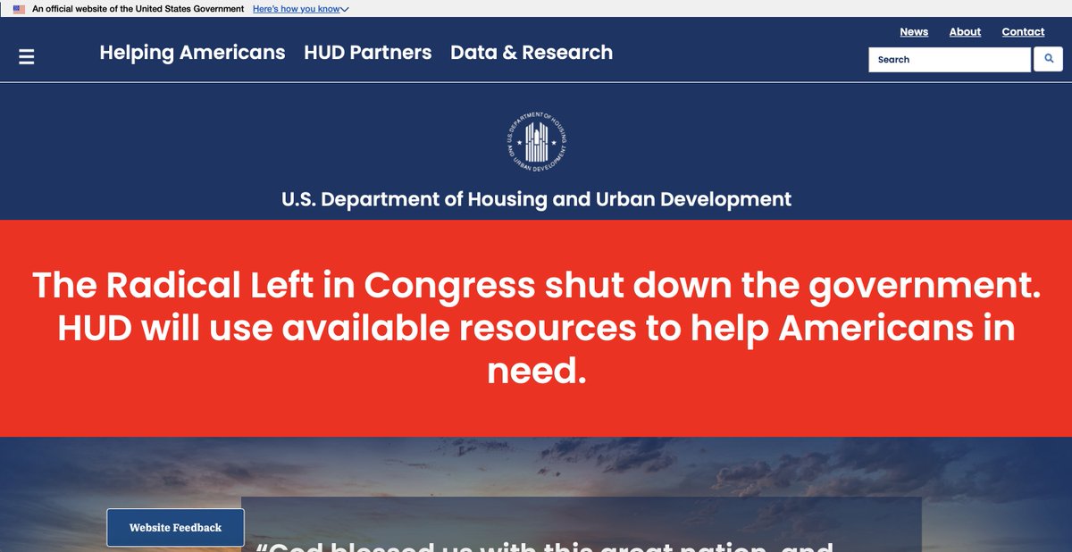 Informaatiovaikuttaminen käy entistä kovemmilla kierroksilla Yhdysvalloissa. Kuvassa paikallisen ministeriön kotisivu tänään. Ensin tulee popup ja ikään kuin se ei riittäisi, sitten tulee vielä sama info uudestaan punaisella tehostevärillä.

#retoriikka #propaganda #demokratia