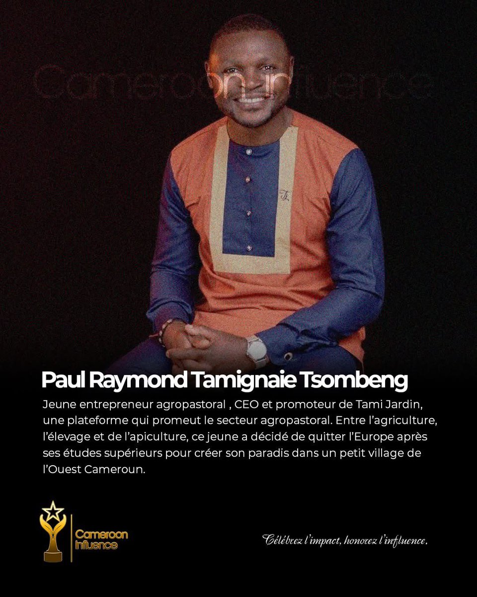 Cameroon_Inf's tweet photo. 𝐈𝐥𝐬 𝐬𝐨𝐧𝐭 𝐩𝐨𝐫𝐭𝐞𝐮𝐫𝐬 𝐝’𝐢𝐧𝐧𝐨𝐯𝐚𝐭𝐢𝐨𝐧𝐬 𝐦𝐨𝐝𝐞𝐫𝐧𝐞𝐬. 𝐓𝐨𝐮𝐬, 𝐩𝐚𝐫 𝐥𝐞𝐮𝐫 𝐩𝐚𝐬𝐬𝐢𝐨𝐧, ils 𝐭𝐫𝐚𝐧𝐬𝐟𝐨𝐫𝐦𝐞𝐧𝐭 𝐥’𝐚𝐠𝐫𝐢𝐜𝐮𝐥𝐭𝐮𝐫𝐞 𝐜𝐚𝐦𝐞𝐫𝐨𝐮𝐧𝐚𝐢𝐬𝐞 en 𝐟𝐢𝐞𝐫𝐭𝐞́ 𝐧𝐚𝐭𝐢𝐨𝐧𝐚𝐥𝐞.
#camerooninfluence #agronomie https://t.co/4dTIindcQX