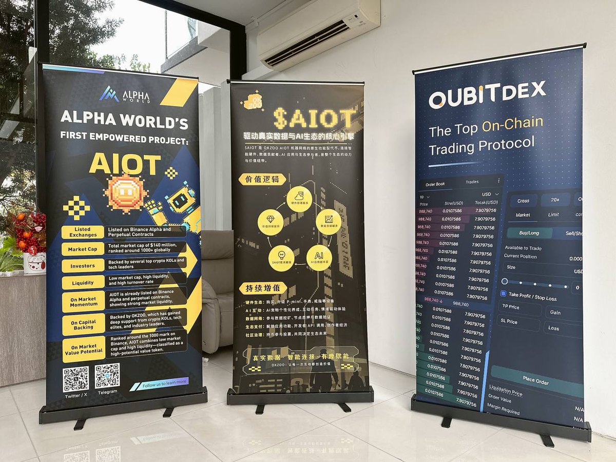 okzoo_app's tweet image. At yesterday’s #Token2049SG side event hosted by OUBITDEX, our team shared how the Heal-to-Earn (H2E) model is redefining health data as verifiable, tradable, and value-generating on-chain assets. 🌍💠
#HealthFi