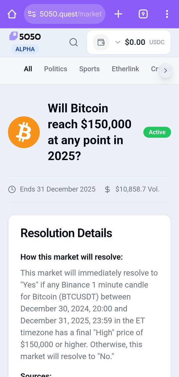 AdesolaAde40127's tweet image. As a Bitcoin owner, I&apos;m keen to see what&apos;s happening. #Tezos #Etherlink #TZAPAC @5050_fi