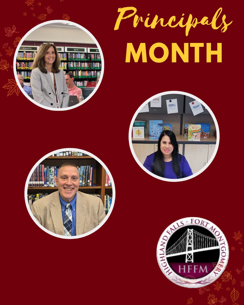 🎉 October is National School Principals Month! 🎉
Join us in celebrating:
🏫 Principal Rodriguez – FMES
🏫 Principal Femia – HFIS
🏫 Principal Haberman – JIO
Thank you for your leadership, heart, and tireless dedication! 💙📚
#ThankAPrincipal #HFFMCSD #FMES #HFIS #JIO