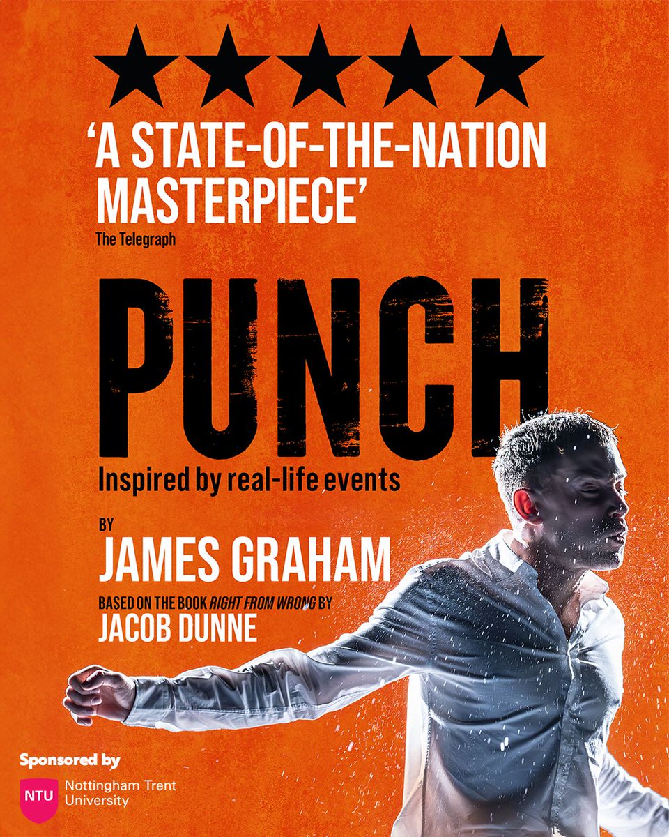 NottmPlayhouse's tweet image. 📣 It’s back by popular demand …

Punch by Olivier Award-winning James Graham, directed by Adam Penford with a brand new cast, returns to Nottingham in March 2026, and then transfers to Leeds Playhouse and Theatre Royal Plymouth in April 2026.

★★★★★ ‘Another…