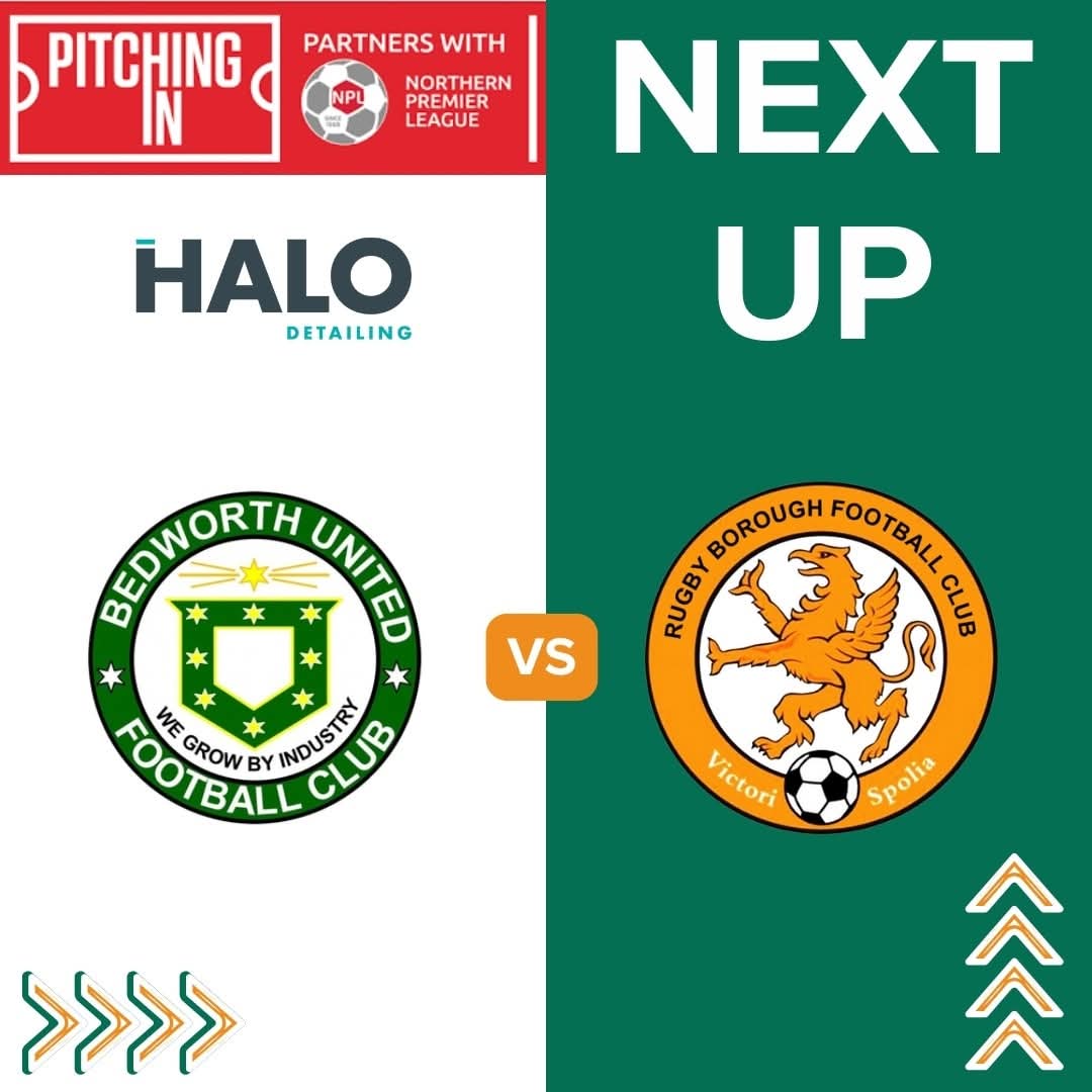 Rugby Borough FC (@rugbyboroughfc) on Twitter photo NEXT UP... π β½Borough hit the road to take on <a href="/bedworth_united/">Bedworth United FC</a>  at the Oval β½π 
π <a href="/NorthernPremLge/">The Pitching In Northern Premier League</a>
π Bedworth Utd 
π Saturday 4th October 2025
β° 3pm KO
π The Oval, Coventry Road, Bedworth
CV21 8NN
#WeAreBorough #HaloDetailing #PitchingIn NEXT UP... π β½Borough hit the road to take on <a href="/bedworth_united/">Bedworth United FC</a>  at the Oval β½π 
π <a href="/NorthernPremLge/">The Pitching In Northern Premier League</a>
π Bedworth Utd 
π Saturday 4th October 2025
β° 3pm KO
π The Oval, Coventry Road, Bedworth
CV21 8NN
#WeAreBorough #HaloDetailing #PitchingIn
