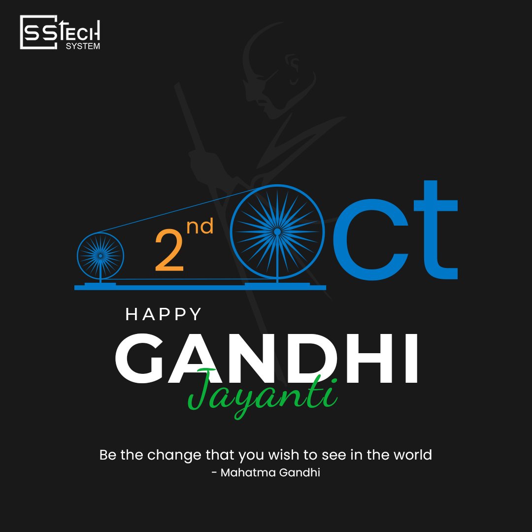 sstech_system's tweet image. Honoring the legacy of Mahatma Gandhi – the symbol of truth, peace, and non-violence. Let’s follow his path to build a better tomorrow. 🌿✨

#GandhiJayanti #GandhiJayanti #MahatmaGandhi #FatherOfTheNation #PeaceAndHarmony #BeTheChange #2ndOctober #Inspiration #sstechsystem