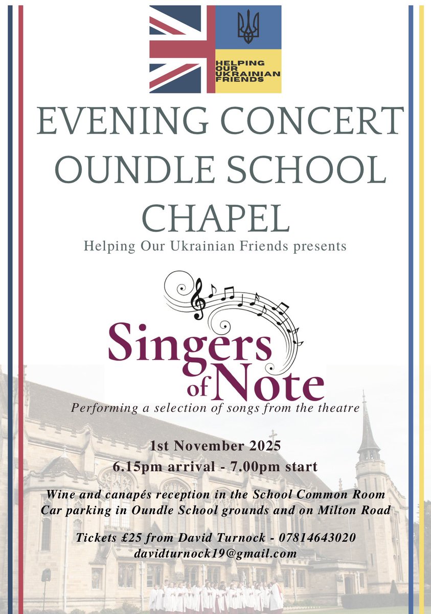 A date for your diary … Helping Our Ukrainian Friends