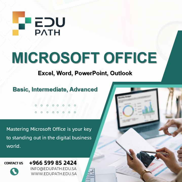 EdpathTraining's tweet photo. Master #Microsoft_Office &amp; Maximize Your Productivity!

Take your skills to the next level with #EDUPATH’s specialized Microsoft Office course designed to help you work smarter, faster, and more professionally. https://t.co/E0vqH3lUih
