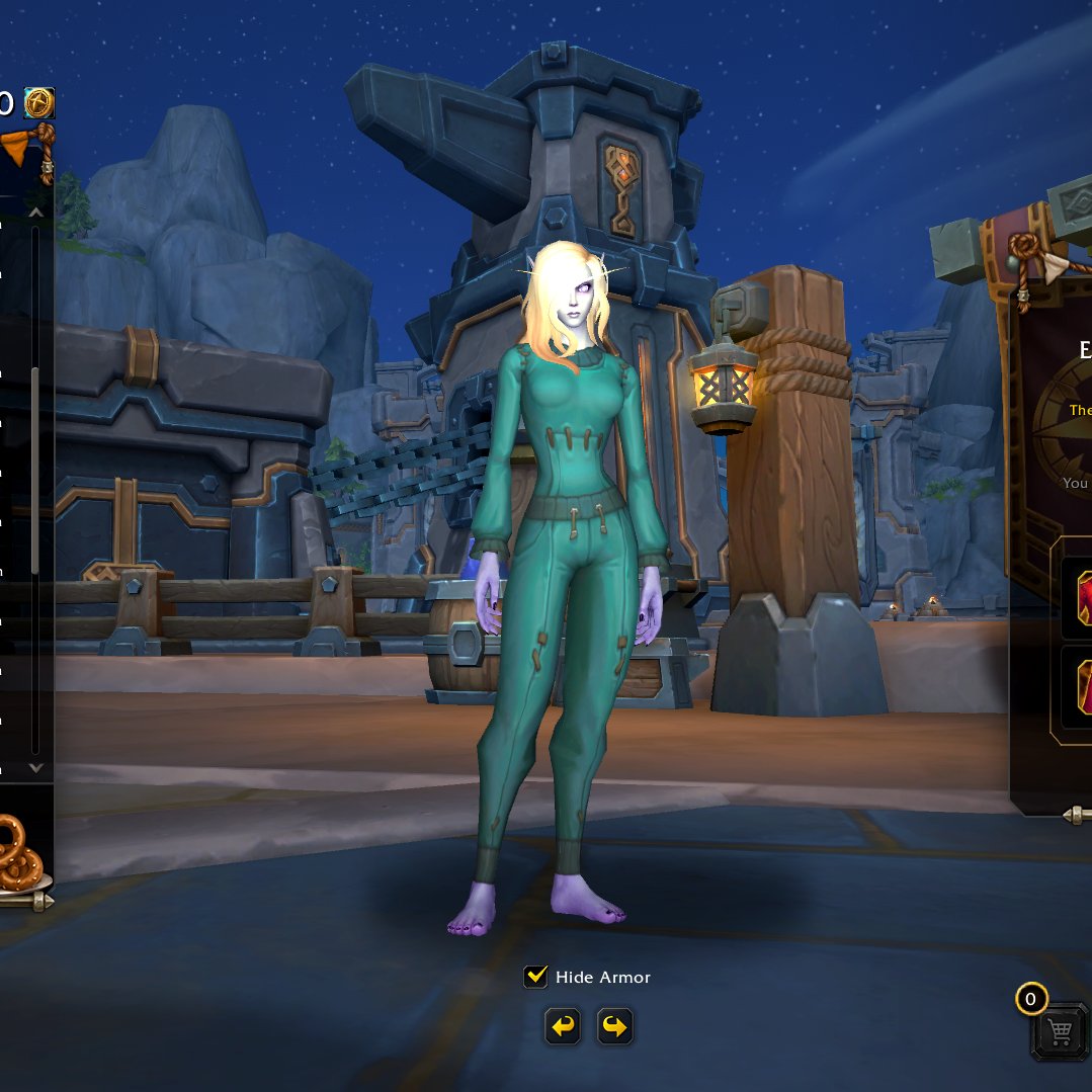 yooo i didn't know they put joggers in WoW 😂