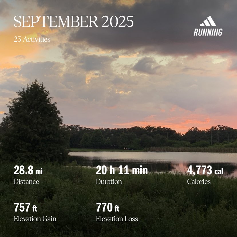 peacefulPru's tweet image. #walkRun #fitnessJourney September challenge ✅ 30miles 💪🏾