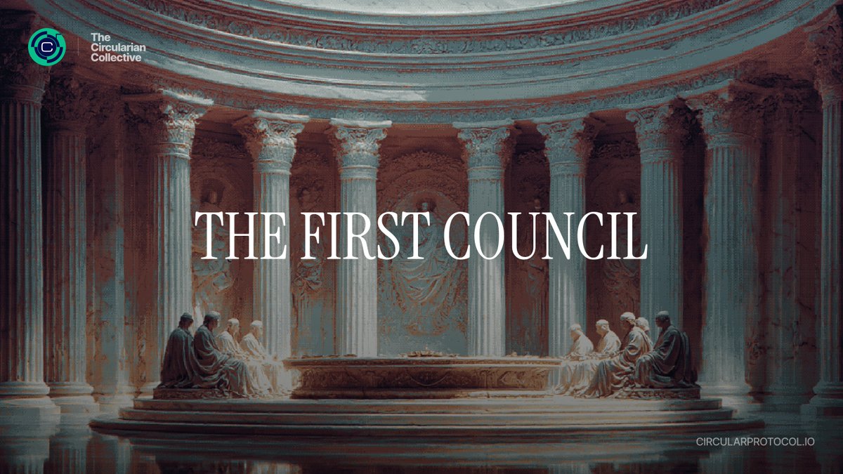 circularweb3's tweet image. The First Council ✦

Hello Circularians,

The Awakening is complete. The Gates have closed, and the Founders of the First Age are now inscribed in the Chronicle.

Now begins the next chapter The First Council.  

This is where citizens gather to share ideas, ask questions, and…