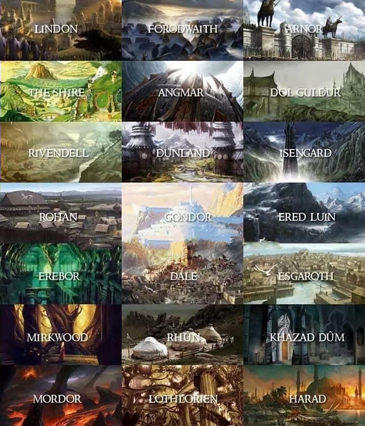 Which region of Middle-earth would you choose to live in?