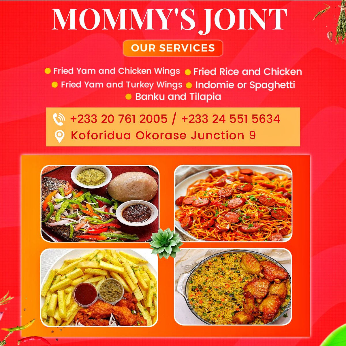 philemonobeng7's tweet photo. A simple design made for Mommy's Joint 
Let me know your suggestions ☺️👇👇👇👇 
#graphicdesignismypassion #boldflyers #falcongraphics https://t.co/jtaXSyvyHU