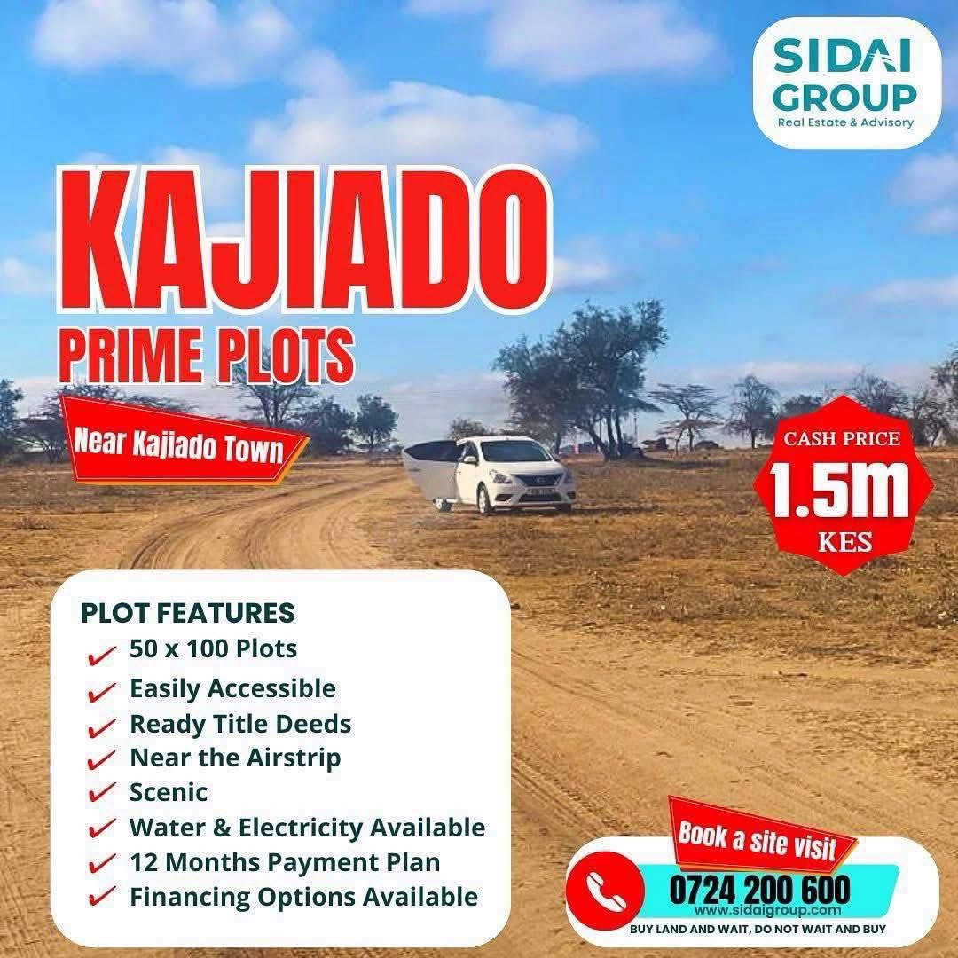 𝐓𝐡𝐢𝐧𝐤𝐢𝐧𝐠 𝐚𝐛𝐨𝐮𝐭 𝐛𝐮𝐲𝐢𝐧𝐠 𝐥𝐚𝐧𝐝? 𝐋𝐞𝐭’𝐬 𝐦𝐚𝐤𝐞 𝐢𝐭 𝐬𝐢𝐦𝐩𝐥𝐞.

We’ve got prime plots in Kajiado going for just Ksh 1.5M, and everything’s in place — Ready title, accessible roads, power and water.

No hidden costs, no drama — just genuine land in a