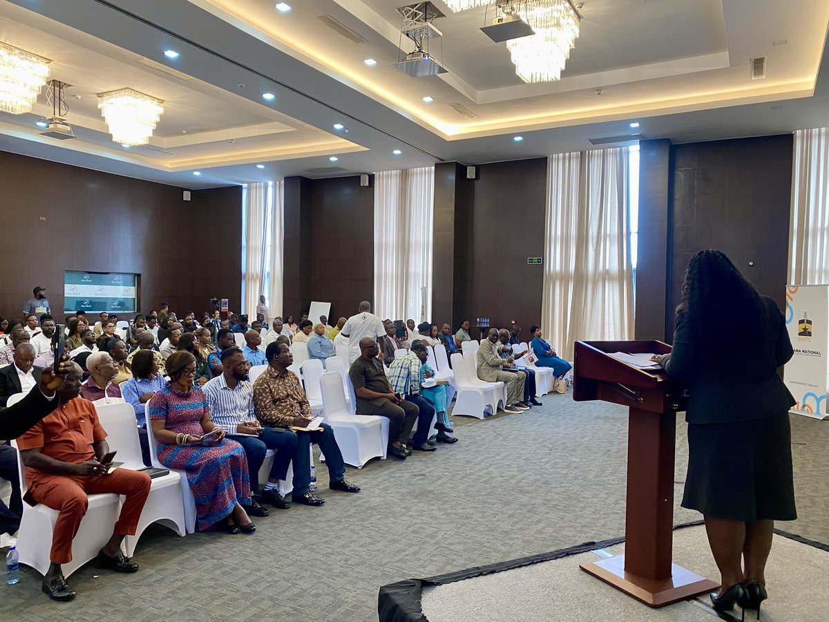GNPCGhana's tweet image. The GNPC Vendor Engagement Seminar 2025 is officially underway. 

Our #vendors, key partners in #Ghana’s oil and gas value chain, have gathered to engage in meaningful discussions on strengthening collaboration, promoting transparency, and deepening #localcontent participation.…
