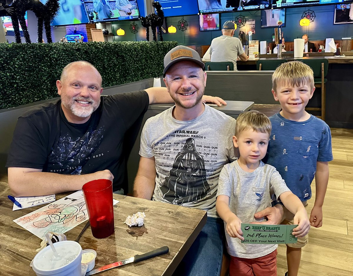 Star Wars Trivia Night!!! We got every question right, and then fumbled on the tie breaker…but 2nd place ain’t bad. The Force is strong with you Rev Kev!