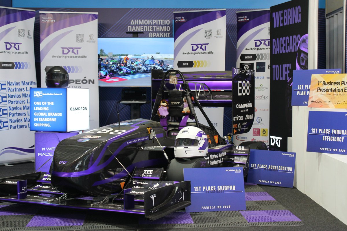 FEACEngineering's tweet image. 🏁We proudly congratulate @democrit_racing  (DRT) on 1st Place Overall win at the 𝟏𝐬𝐭 𝐅𝐨𝐫𝐦𝐮𝐥𝐚 𝐈𝐇𝐔 𝐂𝐨𝐦𝐩𝐞𝐭𝐢𝐭𝐢𝐨𝐧! 

As a proud sponsor, @FEACEngineering  in collaboration with @siemenssoftware , is honored to have supported DRT with Siemens Xcelerator tools.