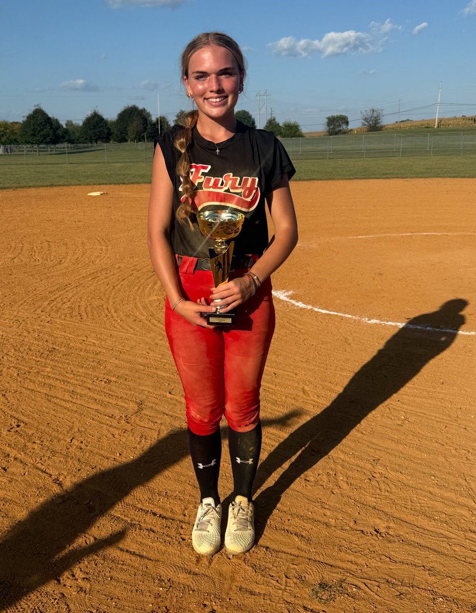 NCFurySoftball's tweet photo. 🚨 USA Fall Classic Showdown MVP
Congrats to 18U Northern Calvert Fury Red CF/Slapper Melody Russell C/O 2026 on being selected as Tournament MVP for the USA Fall Classic Showdown in Pennsylvania 
@melody_r6 @Barton_Softball https://t.co/Mcx1nS0w6V