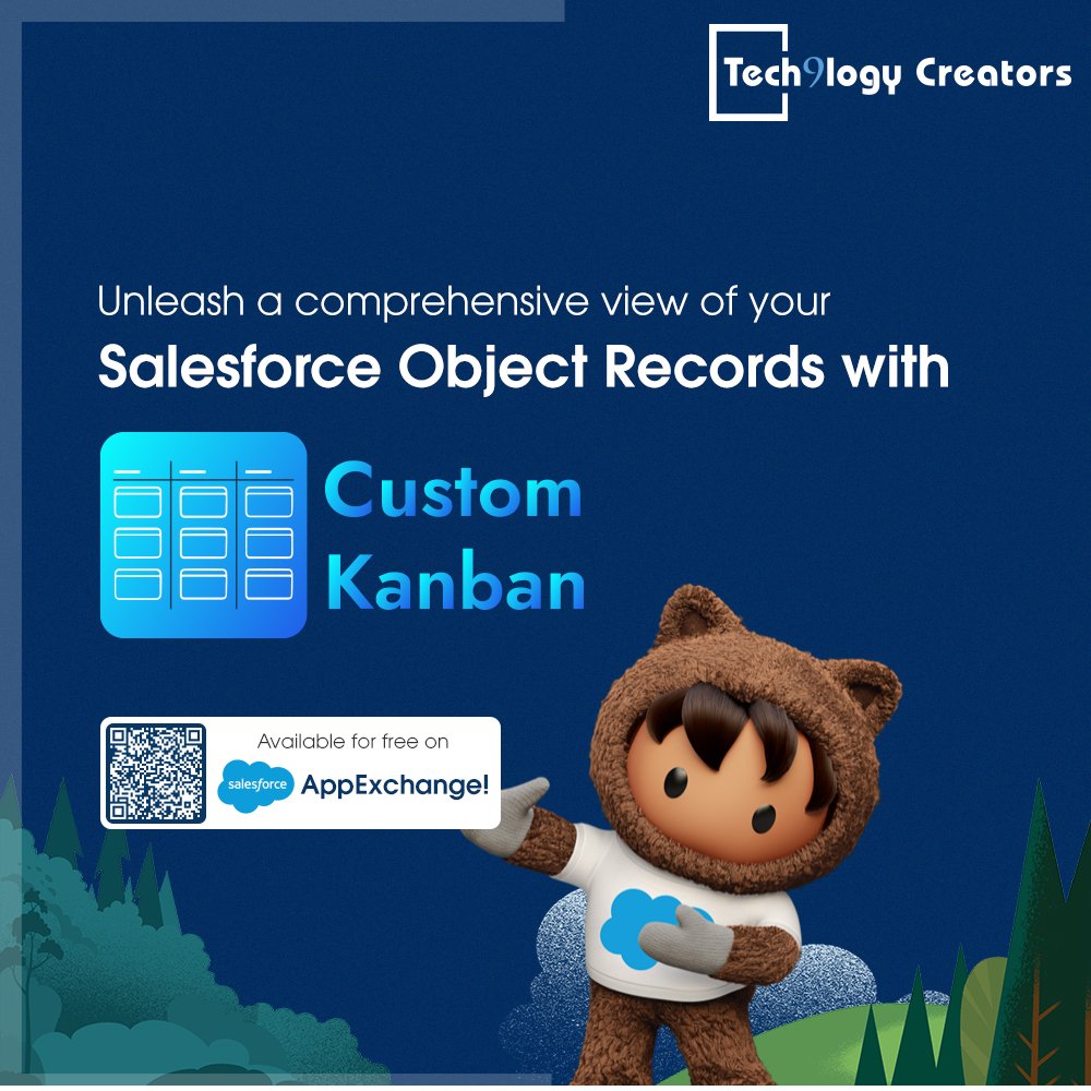 t9lcreators's tweet image. Struggling with the limitations of the Standard Kanban in Salesforce? 😩 
Maximize the potential of your Salesforce records with Custom Kanban! 🚀✨
👉Learn more: shorturl.at/e10Q2
#Tech9logyCreators #customkanban #kanban #records #salesforce #salesforceappexchange