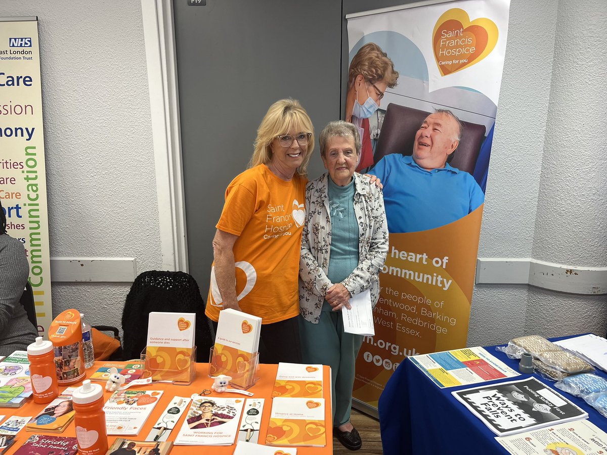 Presenting today at the <a href="/NelicbStatus/">North East London ICB - IT System status</a> event for Ageing Well, working for <a href="/SFHUK/">Saint Francis Hospice</a> meet Laura, aged 93, who fundraises for us after we cared for her son Raymond aged just 59, who died of a brain tumour. One of life’s angels 👼