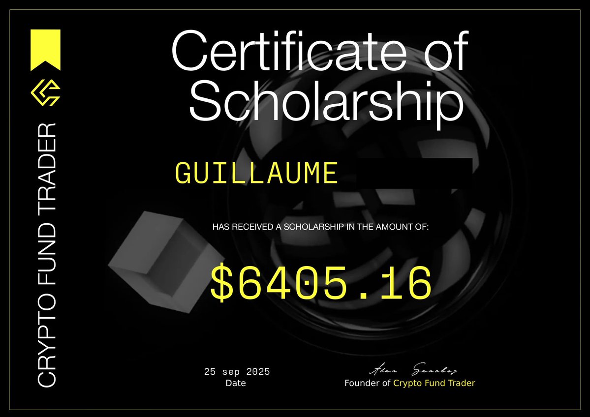 Guymero's tweet image. It’s with some disappointment that I have to announce the end of my experience.

After my 5th scale-up, managing a $160,000 account, I unfortunately crossed the maximum drawdown limit of -6%.

Still, I see this as a great opportunity provided by @CFTradercom . In just about 30…