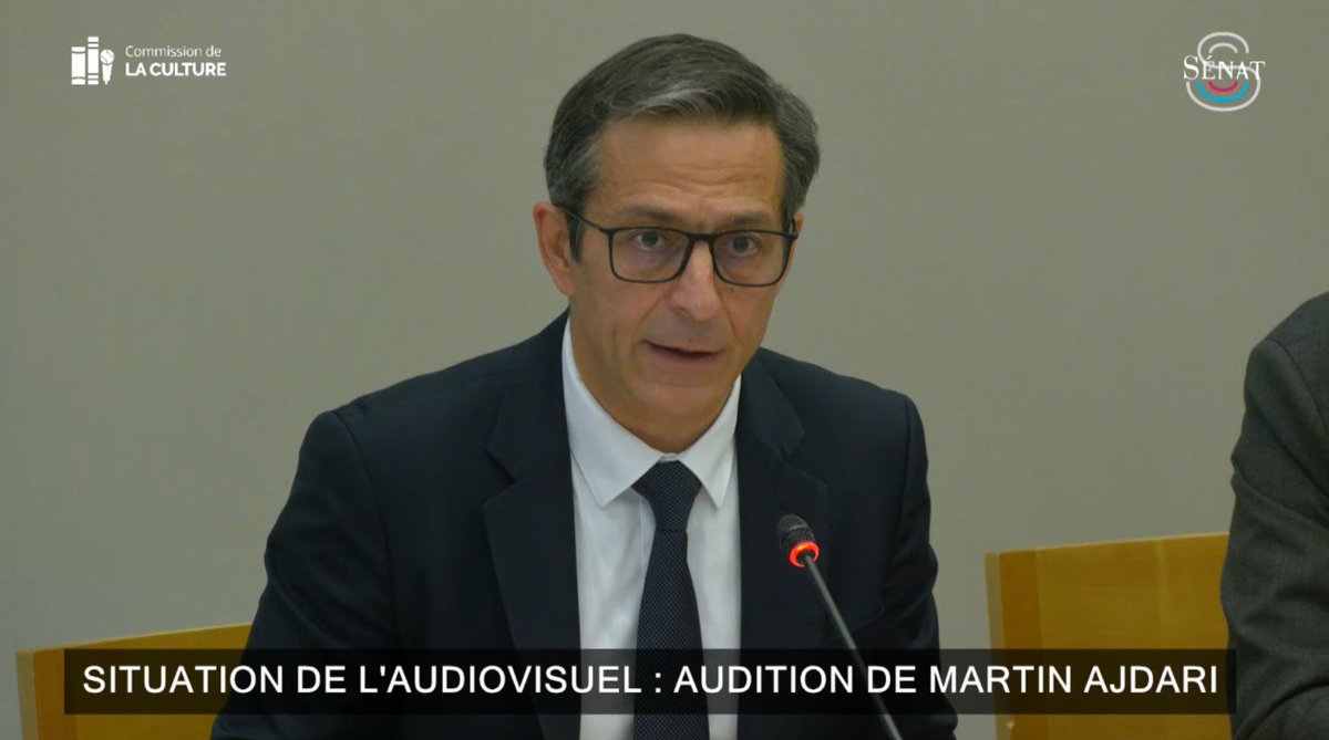 🏛️ #Audition | Retrouvez le propos introductif de <a href="/martinajdari/">Martin Ajdari</a> à l'occasion de son audition devant les sénateurs de la commission de la culture, de l’éducation et de la communication du <a href="/Senat/">Sénat</a> : arcom.fr/presse/present…
