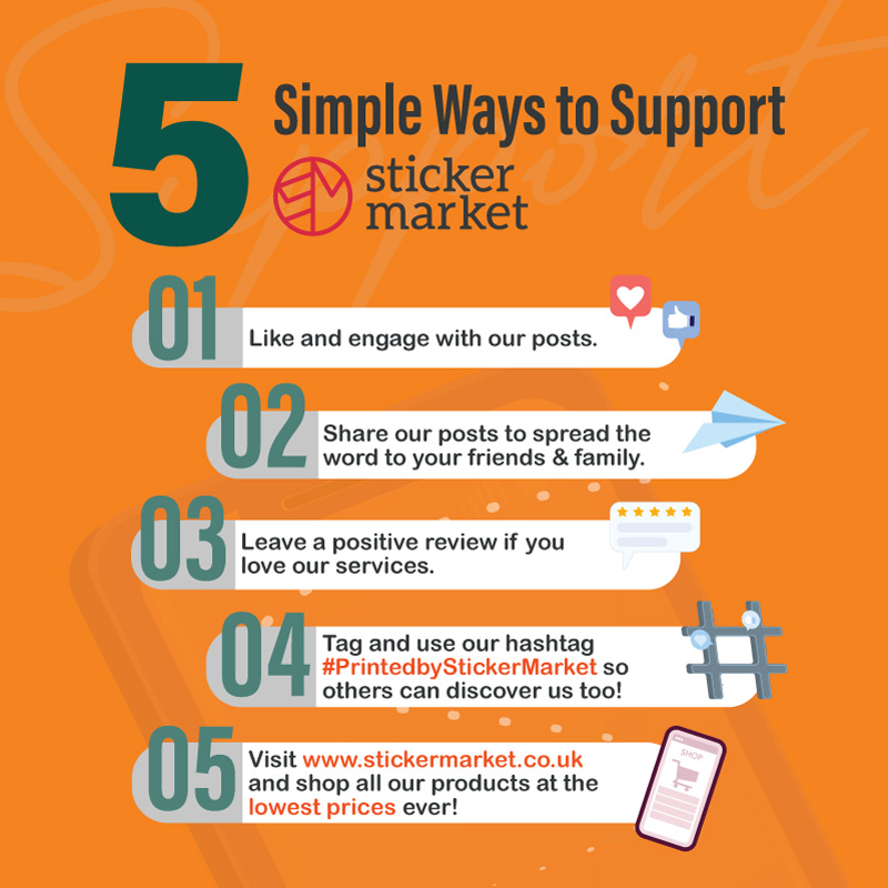 UKStickerMarket's tweet image. Every order brings a cheer to our small team—and every like, share, or follow brings a smile to our faces.

We’ve put together 5 simple ways you can make our day even brighter. 🌟

From our sticker-loving hearts, thank you for being part of this journey. 🙏

#StickerMarket
