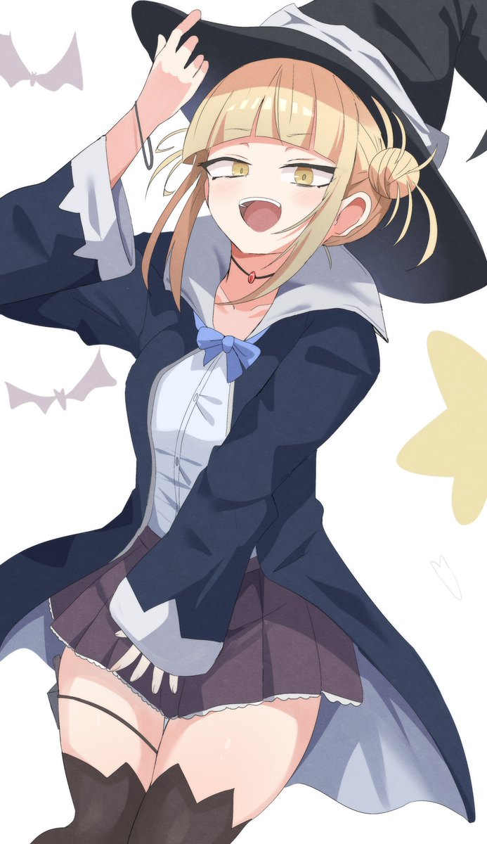 今日から10月‼
１０月といえばハロウィン！！🎃

ということでハロウィンコスのトガちゃん描きました