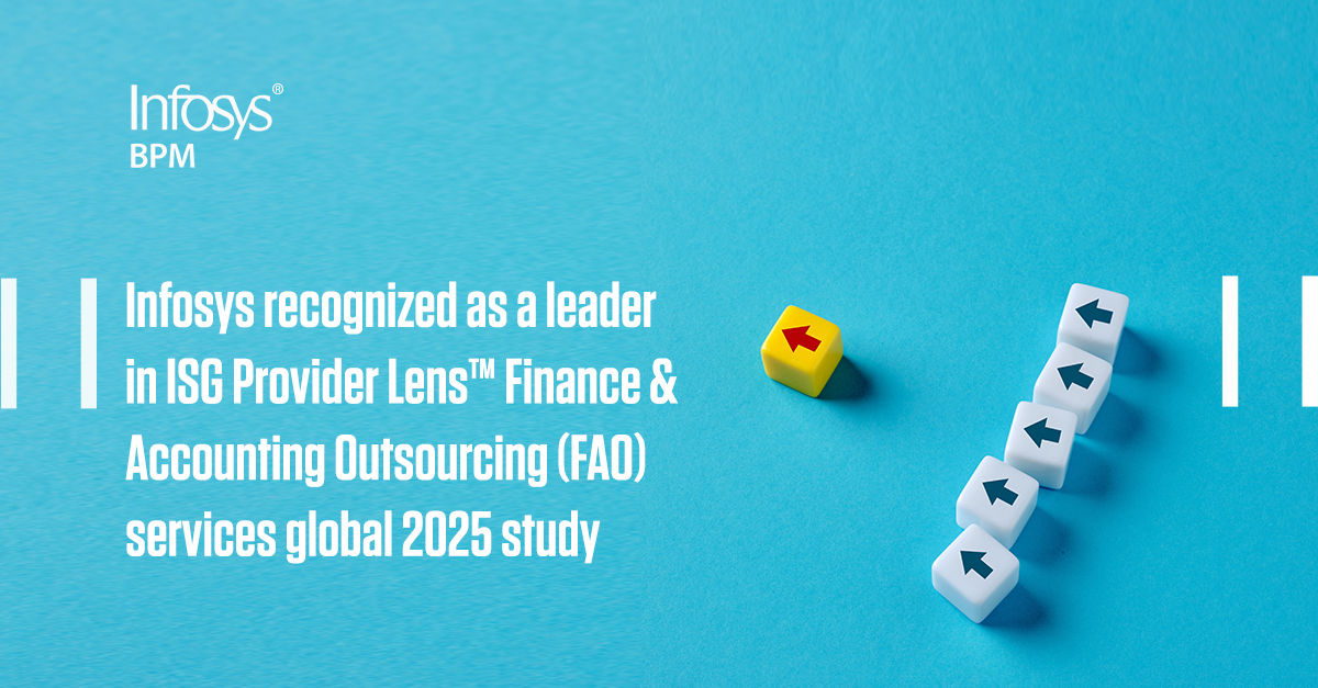 InfosysBPM's tweet image. We are happy to share that Infosys has been positioned as a Leader, Global in the 2025 ISG Finance & Accounting Outsourcing (FAO) Services research report across four key focus areas.
Know more: infosysbpm.com/newsroom/analy…
#infosysbpm #infosys #ISG #Finance #Accounting #outsourcing