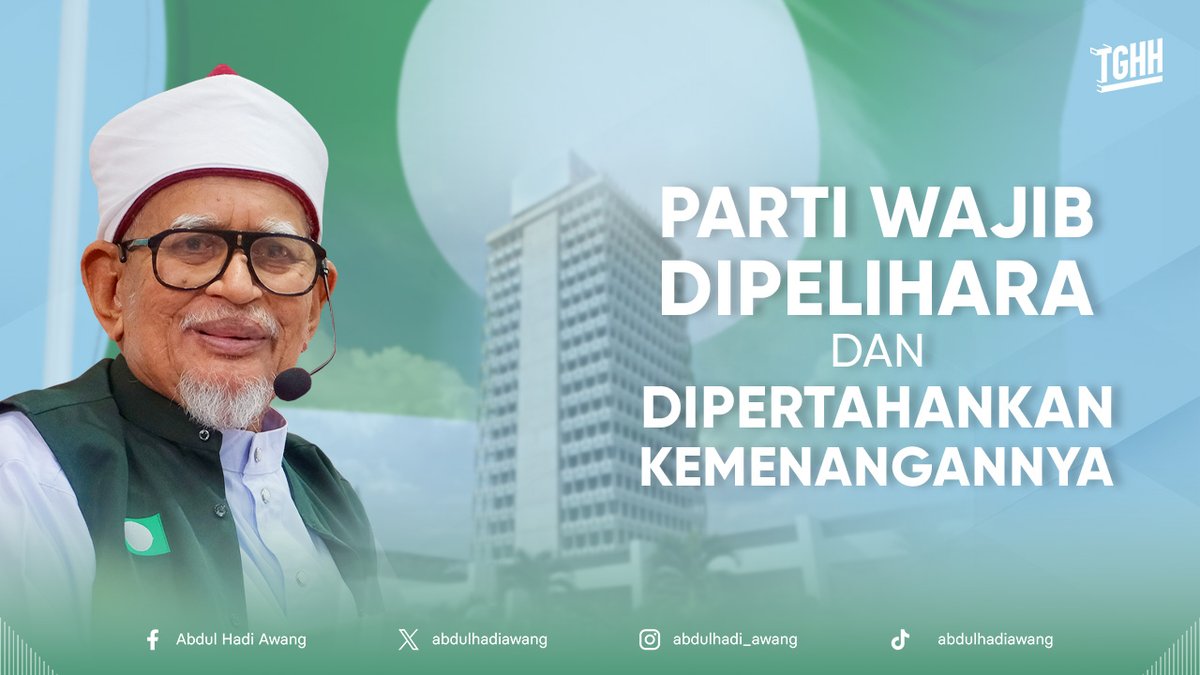 abdulhadiawang's tweet photo. Minda Presiden PAS

PARTI WAJIB DIPELIHARA DAN DIPERTAHANKAN KEMENANGANNYA 

Kita telah menunaikan satu kewajipan yang besar apabila Parti Islam Se-Malaysia (PAS) ditubuhkan, kerana ia merupakan perintah Allah yang diwajibkan ke atas kita. Namun begitu, hanya kalangan yang dipilih oleh Allah sahaja yang diberi kurniaan untuk bersama parti ini bagi memikul kewajipan menyambung perjuangan Rasulullah SAW ketika Islam dalam keadaan dagang dan umatnya dalam keadaan lemah. 

Parti yang bersifat Islam ini wajib dipelihara bagi menunaikan kewajipan meneruskan perjuangan menegakkan Islam sehingga berkuasa dengan berdaulat, dan terus mengisi kemenangan yang jauh perjalanannya. Dengan berkonsepkan dasar dan kepimpinan yang teguh, parti ini dapat meneruskan perjalanannya bermula dari wawasan dunia hingga akhirat.

Di sebalik pencapaian PAS dengan sedikit kemenangan di negeri-negeri yang kuasanya terbatas, kita diuji dengan sedikit ghanimah jawatan, kedudukan, dan projek kecil yang menjadi rebutan. Semua ini boleh menguji kita, lalu menyebabkan kita menjadi tidak berdisiplin, sehingga memerlukan tindakan bagi menyelamatkan bahtera daripada ditebuk dari dalamnya. 

Kesilapan pemimpin yang berkait dengan dasar parti dan keselamatannya boleh diadu dengan hujah yang benar dan saksi yang adil.

Begitu juga tindakan tidak berwala’ kepada jemaah sehingga melemahkan parti, mesti diambil tindakan disiplin dan tidak boleh dibiarkan. Walaupun tidak ada wahyu yang diturunkan untuk membetulkan jemaah, tetapi banyak peristiwa yang dinyatakan oleh al-Quran ialah petunjuk daripada mukjizat ilmu yang berkekalan.

Baca selanjutnya:
https://t.co/u0HifJy53O