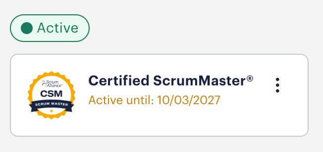 認定スクラムマスター(CSM)の資格更新した！ギリギリセーフ
