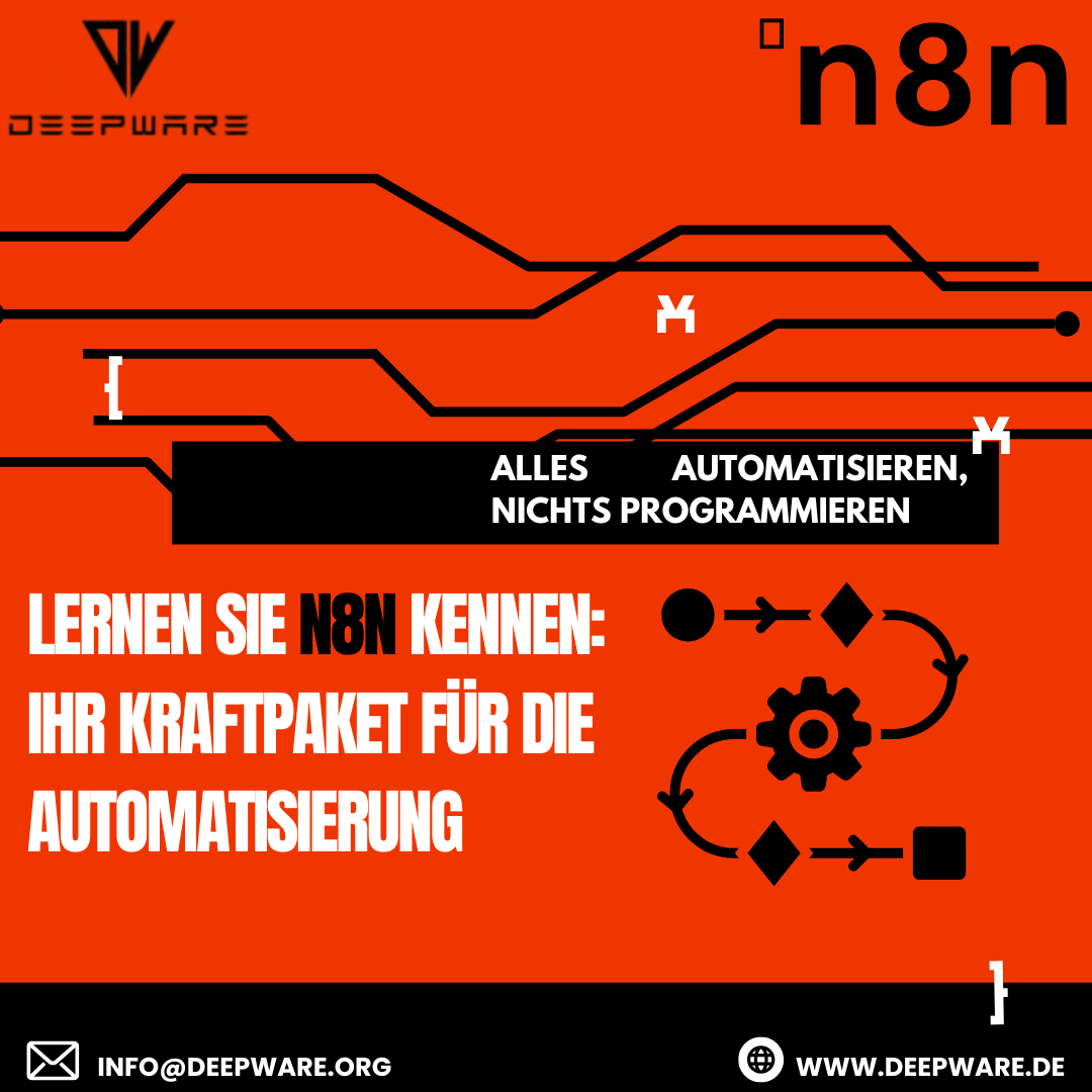 deepwaremunich's tweet photo. Deepware + n8n Automatisierung:

400+ App-Integrationen
Visueller Workflow-Builder
Self-hosted &amp; sicher
Kein Coding nötig

Wir: Setup → Schulung → Skalierung Sie: Wachstum 📈
DM für Details 👇 https://t.co/uePo03Uglm