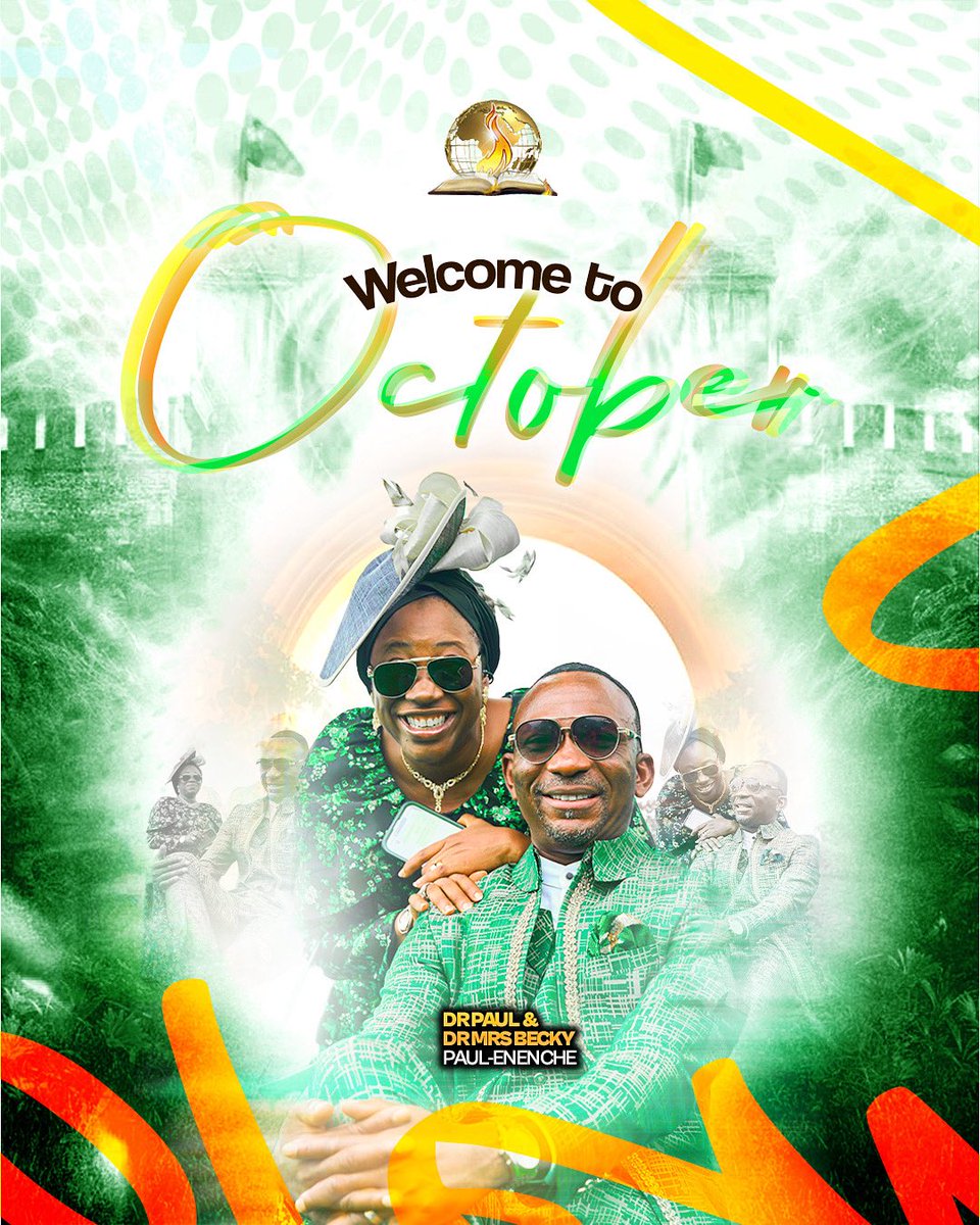 Beloved, welcome to the month October! 🎉 
This month, your testimonies, results, and answers shall boldly preach Christ to everyone around you. 👏🔥

It is your season of multiplied openings, and you shall receive the balance of all that you’ve been expecting before this year