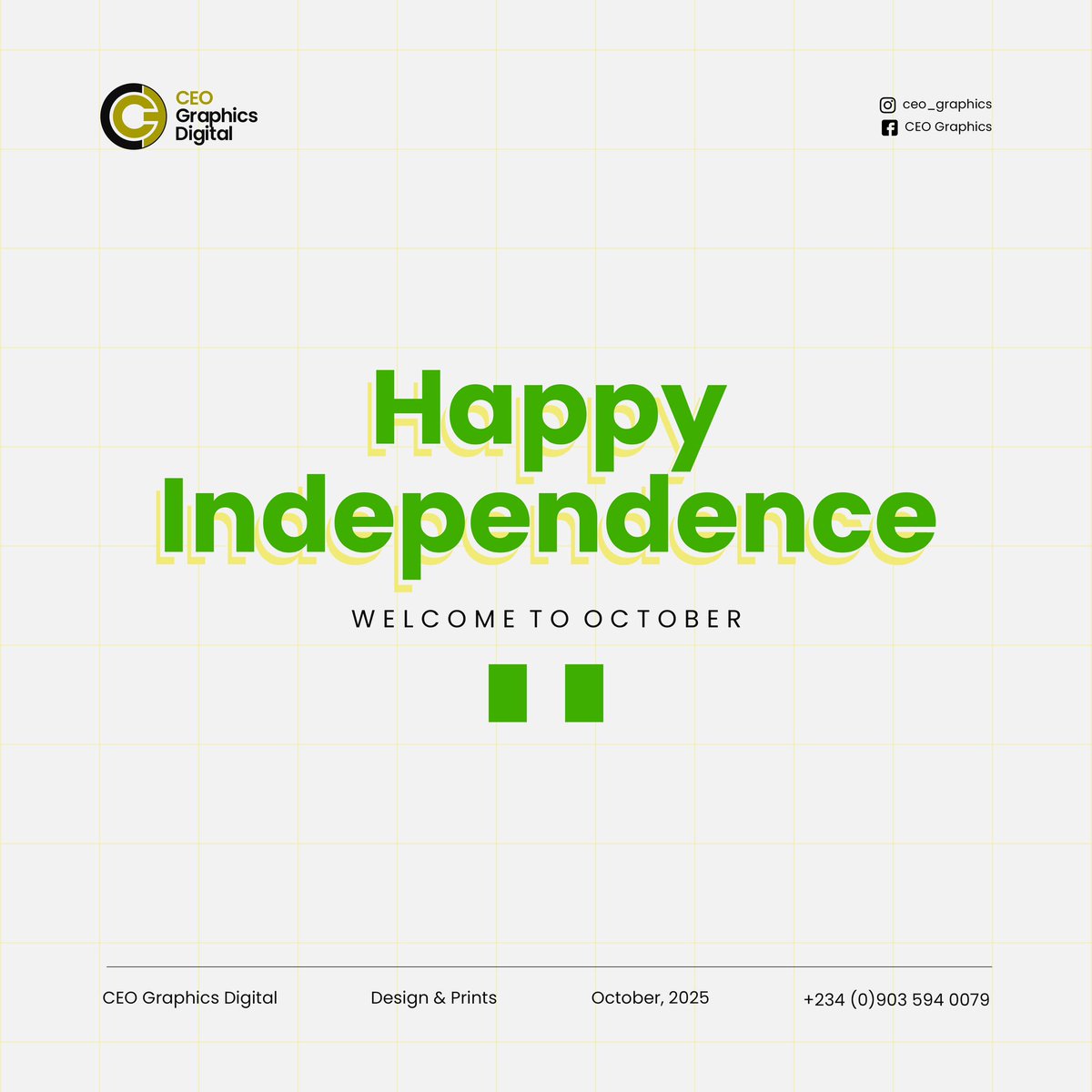 ceoofjos's tweet photo. Happy Independence Day, Nigeria.💚🤍

Welcome To October. https://t.co/ssSemyrdcn