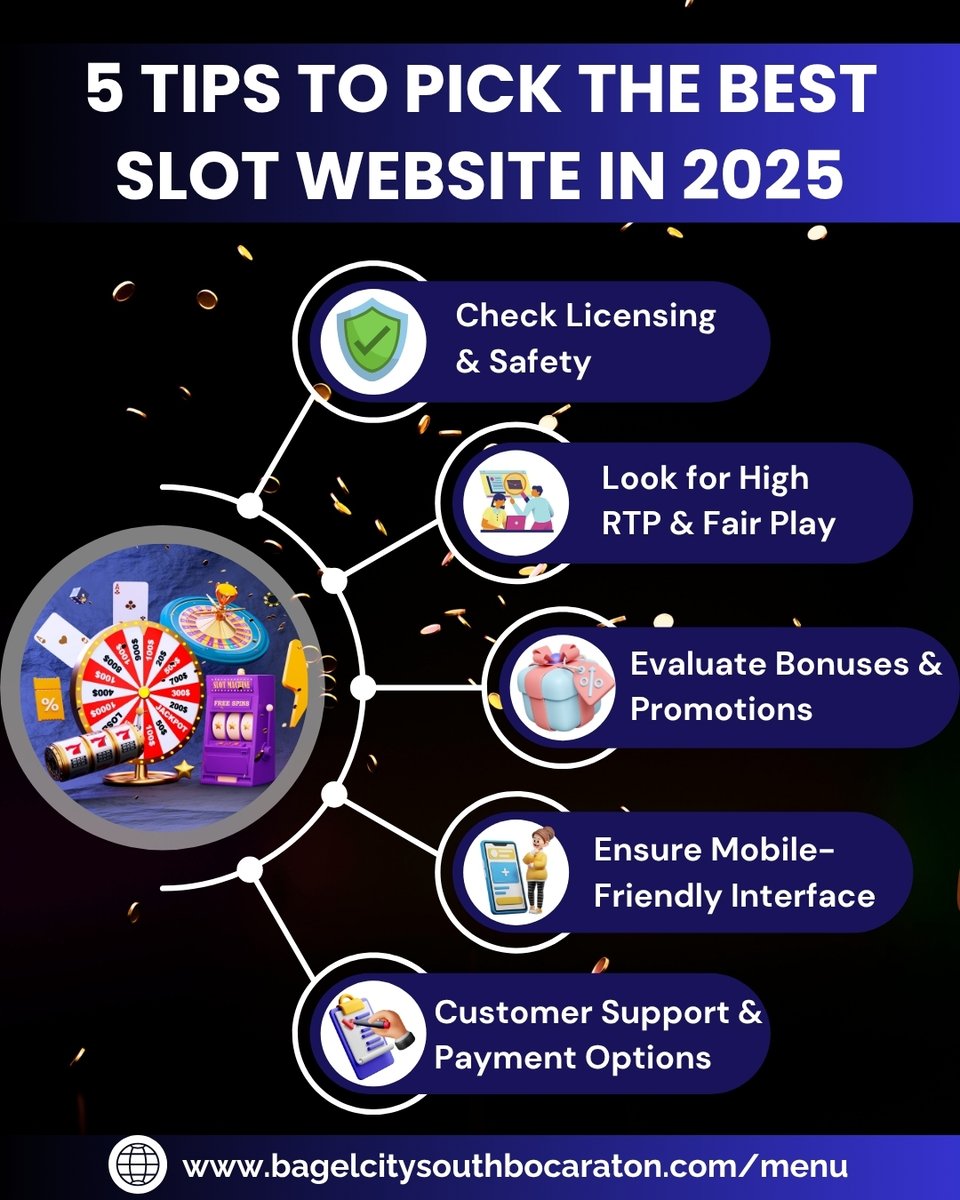 web_city67032's tweet photo. 5 Tips to Pick the Best Slot Website in 2025
Visit Now:- https://t.co/78D7bEOp6Q
#BestSlotWebsite #OnlineSlots #SlotTips #CasinoGaming #SafeSlots #HighRTP #OnlineCasino #PlaySmart #SlotGames #CasinoTips #TrustedSlots #SpinAndWin #SlotCommunity #GamingTips #SlotPlayers https://t.co/JdKRdyJ338