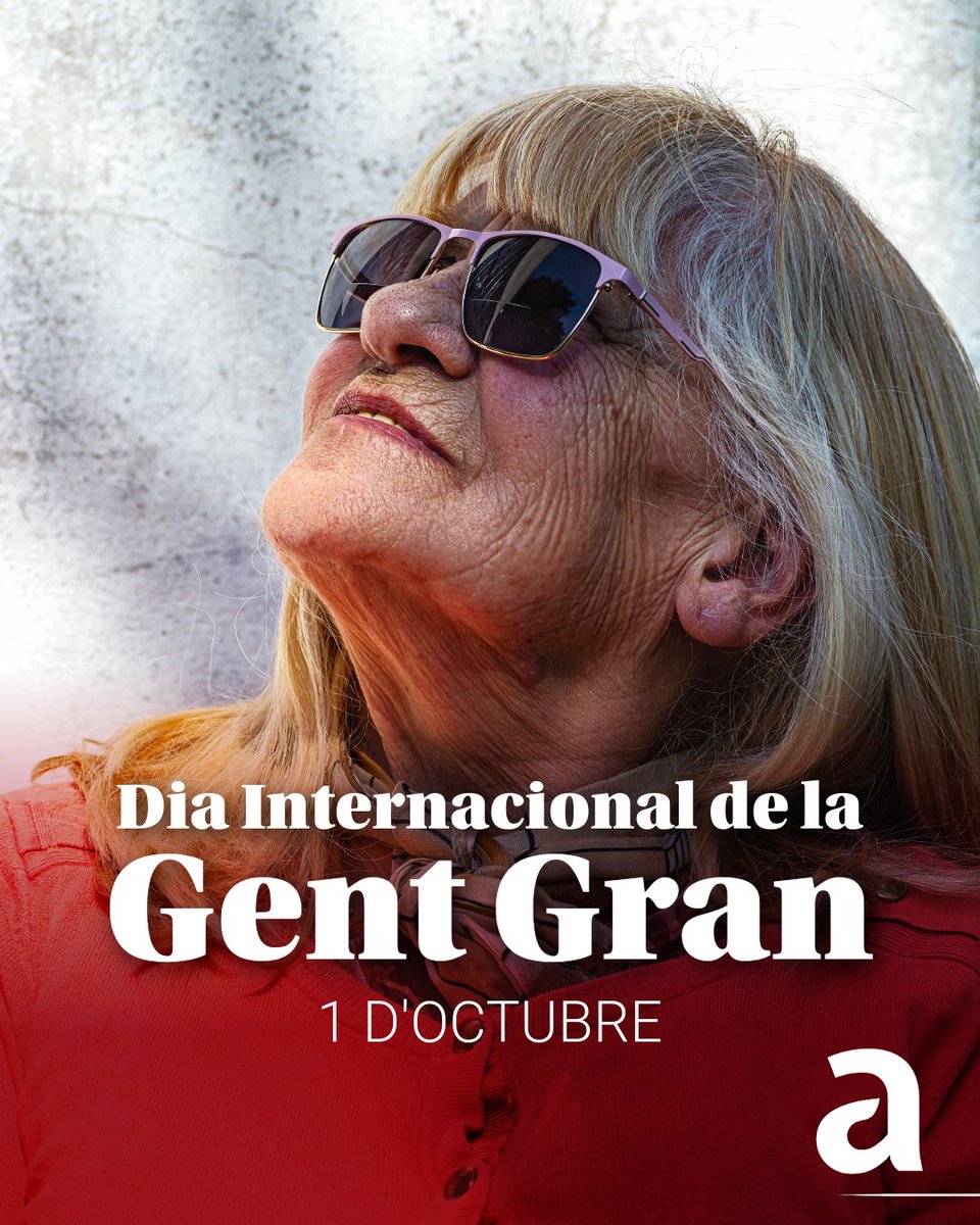 acragentgran's tweet photo. Viure i envellir amb orgull, dignitat i llibertat - #DiaInternacionalGentGran #1Octubre
➡️ No només celebrem l'envelliment i les persones grans, també vetllem per la seva salut i benestar treballant des de l'excel·lència dels recursos assistencials.
#ACRA https://t.co/EqUHWPUw3L