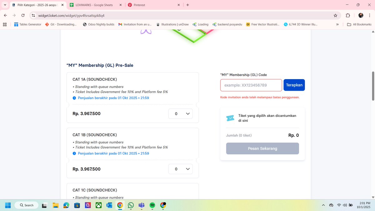 hiitsheeer's tweet photo. WTS aespa LIVE TOUR - SYNK : aeXIS LINE - in JAKARTA 150K/TIX yuukk kirim dataaa https://t.co/XXOajhkUT7